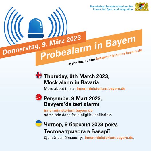 Read more about the article Probealarm in Bayern